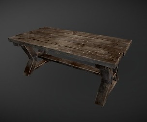 Old Wooden Table