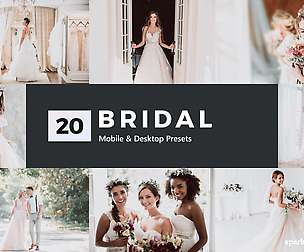 20 Bridal Lightroom Presets and LUTs