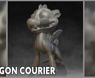 Dragon Courier - 3D Print File