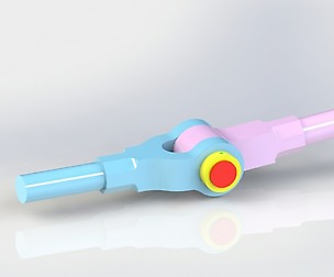 KNUCKLE JOINT 3DMODEL WITH ITS RENDER VIEW!!!