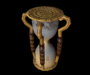Low Poly Sand Clock Low-poly 3D model