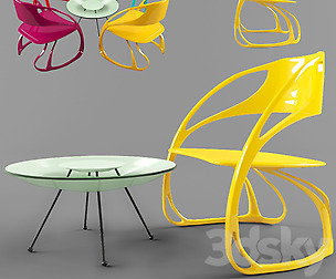 chair butterfly