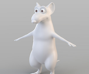 Cartoon Big Mouse