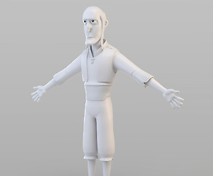 Cartoon Fraud Man