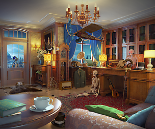 Cabinet Hidden Object Game Location