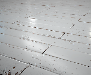 White Painted brickbond parquet - PBR textures