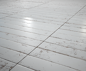 White Painted stackbond parquet - PBR textures