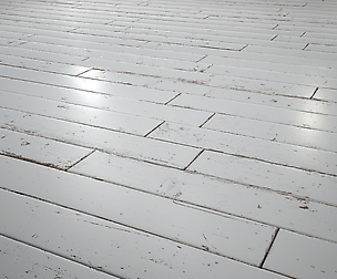White Painted woodstrip - PBR textures