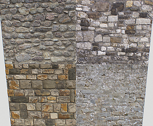 Stone wall textures pack 3 Textures