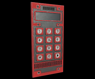 Low Poly Electric Code Lock