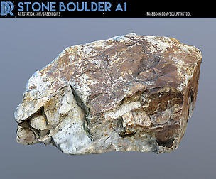 Stone Boulder A1