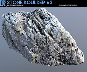 Stone Boulder A3
