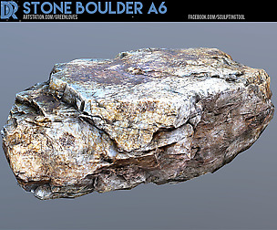 Stone Boulder A6