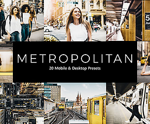 20 Metropolitan Lightroom Presets and LUTs