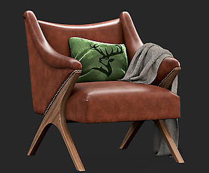 Brown Leather ArmChair