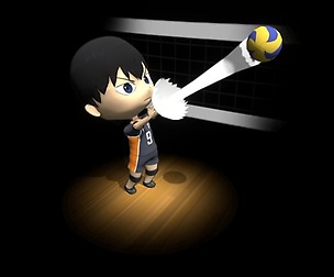 Low poly character - Tobio Kageyama from Haikyuu!!