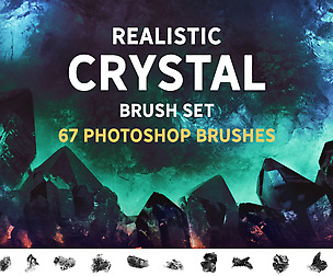 Realistic Crystal brush set