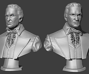 Vincent Price Bust 3D Print Ready