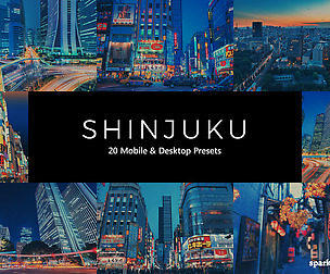 20 Shinjuku Lightroom Presets and LUTs