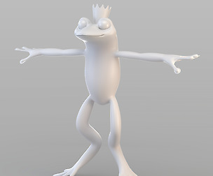 Cartoon Frog Prince
