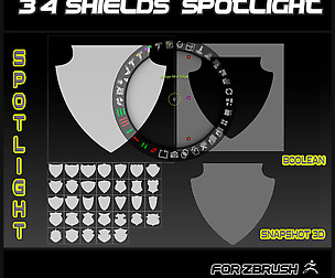 34 SHIELDS SPOTLIGTH ( SNAPSHOT 3D )