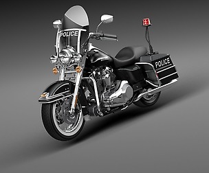 Harley davidson roadking classic police 2011