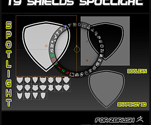 19 SHIELDS SPOTLIGTH ( SNAPSHOT 3D )