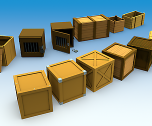 Set of boxes