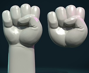 Fist Hand relief