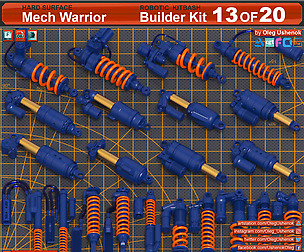 Mech Warrior Builder Kit 13 of 20