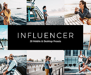 20 Influencer Lightroom Presets and LUTs