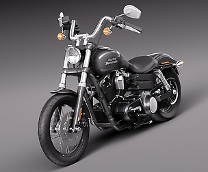 Harley-Davidson Sportster Dyna Street Bob 2015