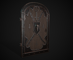 Skull Mask Dungeon Door
