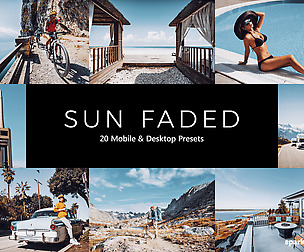 20 Sun Faded Lightroom Presets and LUTs