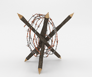 Barb Wire Obstacle 5