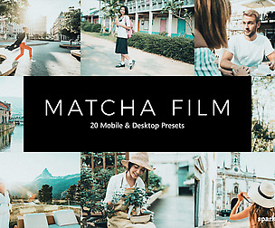 20 Matcha Film Lightroom Presets and LUTs