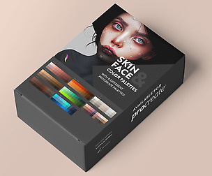 Skin and Face Color Palettes for Procreate