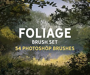 Foliage brush set