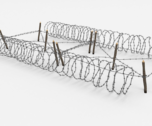 Barb Wire Obstacle 21
