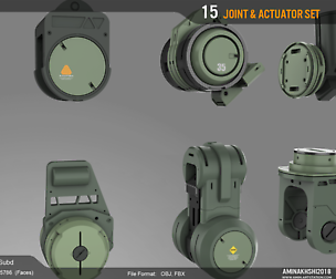 3D Kitbash - Joints-Actuators Set
