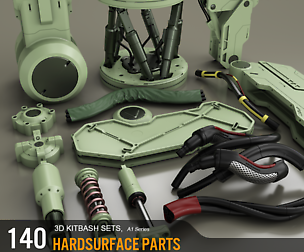 3D KITBASH, A1 series FULL PACK