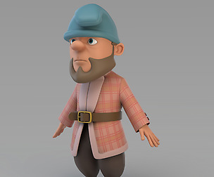 Cartoon Gnome 02