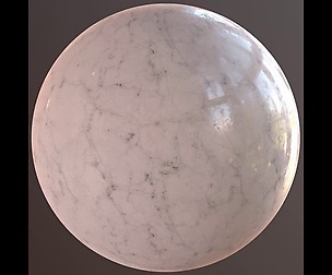 White Marble - PBR texture + 6 roughness Maps