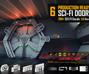 Sci-fi Doors pack and more [Decals, Alphas ]