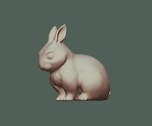 Rabbit figurines