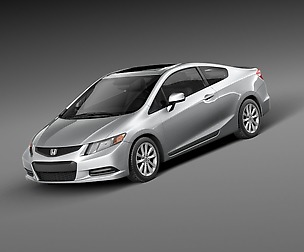 Honda Civic Coupe usa 2012