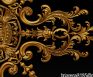 Decorative ornament CNC wooden cutting