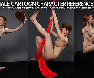 750+ Female Cartoon Character Reference Pictures