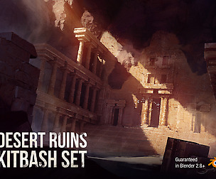 Desert Ruins KitBash Set