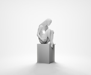 Woman sitting 2